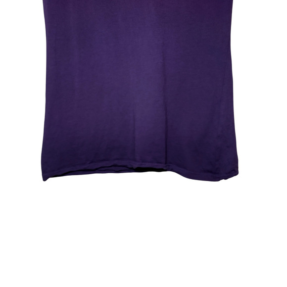 14th & Union Womens Pullover Cap Short Sleeve Scoop neck Tee Shirt Small Purple - Picture 7 of 12